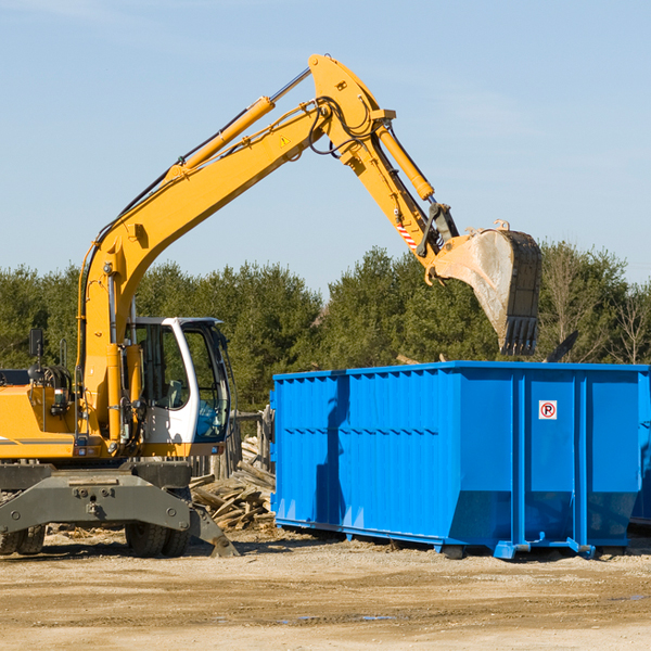 can i choose the location where the residential dumpster will be placed in Hensonville New York